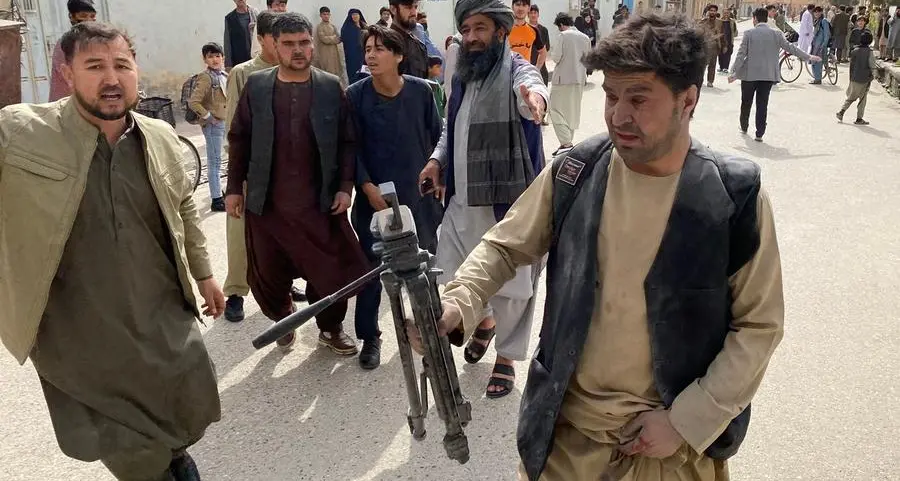 Bomb attack kills guard, wounds journalists in Afghan north