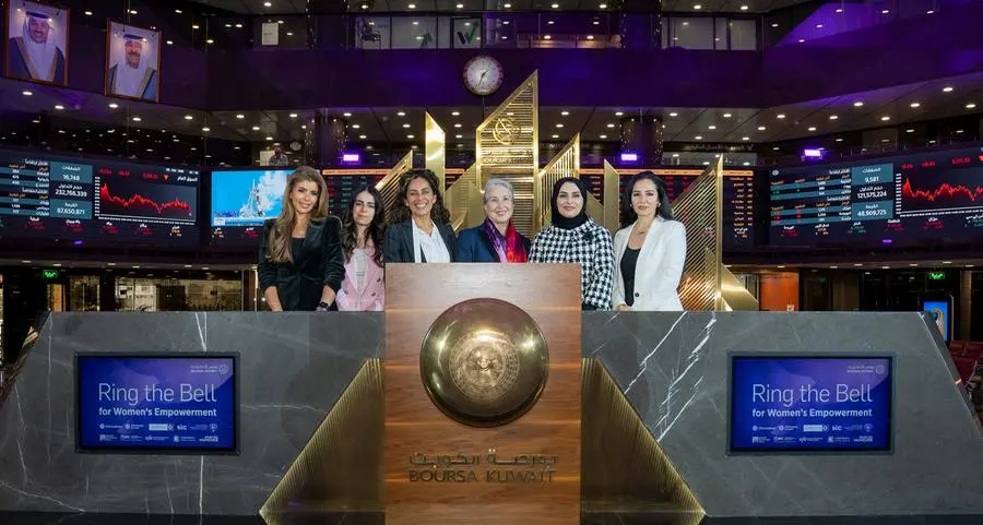Boursa Kuwait renews its commitment to women’s empowerment, ringing the bell for the ninth consecutive year