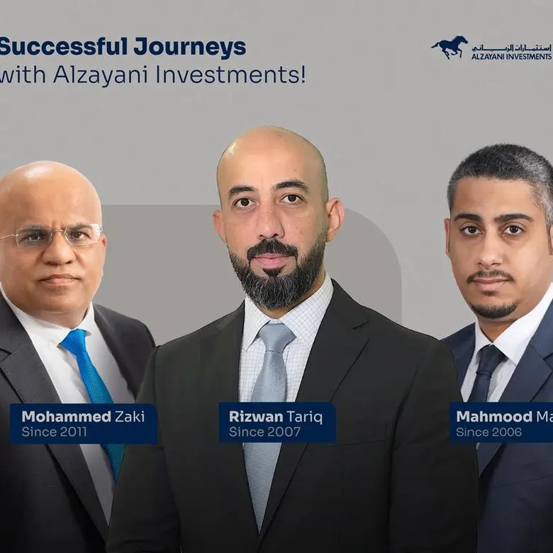 Alzayani Investments celebrates three of its distinguished employees