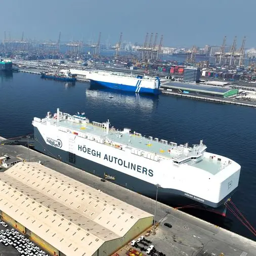 World’s largest and greenest vehicle carrier makes first call at Jebel Ali
