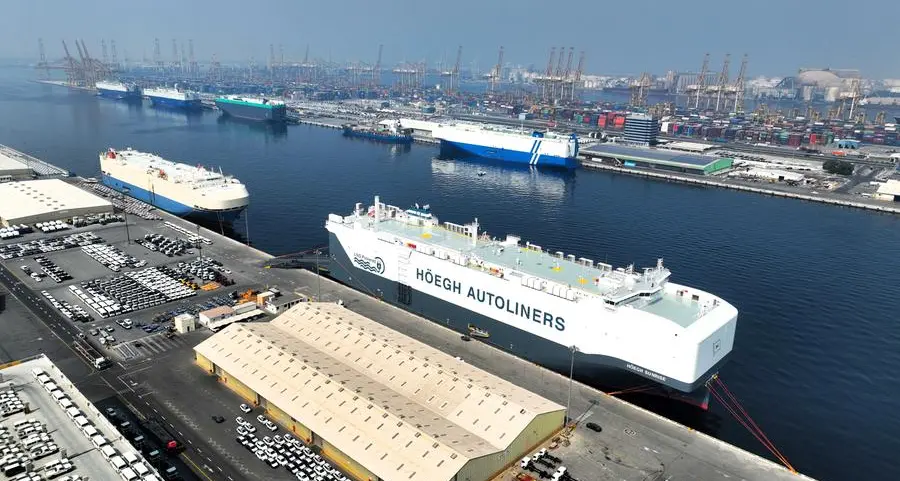 World’s largest and greenest vehicle carrier makes first call at Jebel Ali