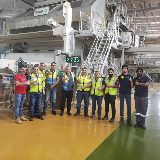 Fine Hygienic Holding sets world record speed on tissue machine at Abu Dhabi mill