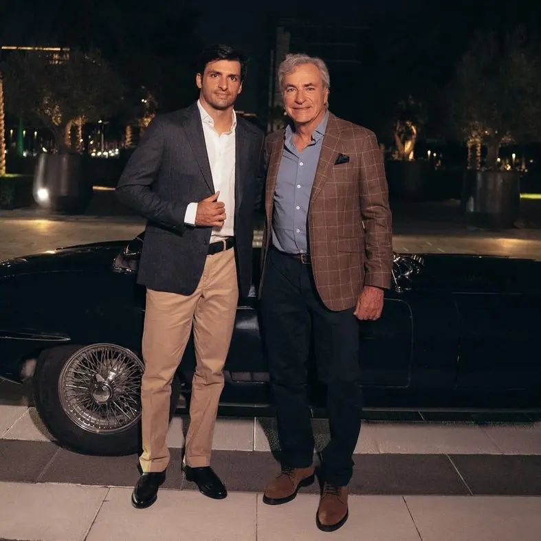 Apparel Group x Hackett London welcomes Carlos Sainz, father and son, to Dubai