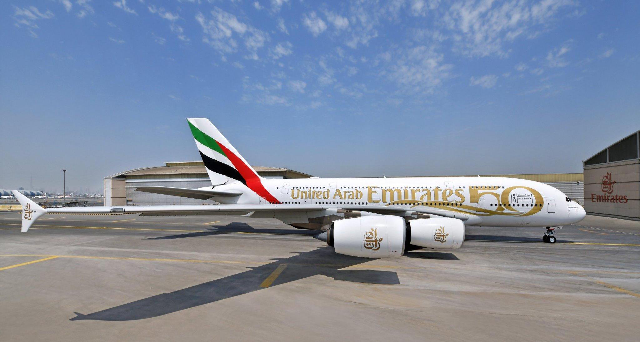 Emirates marks UAEs 50th Jubilee with dazzling flypast