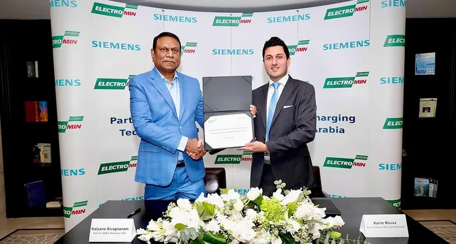 Siemens to supply electric vehicle chargers for Electromin’s planned charging network in Saudi Arabia
