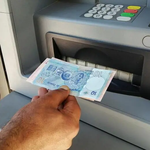 Tunisian dinar's exchange rate slightly down against dollar and euro