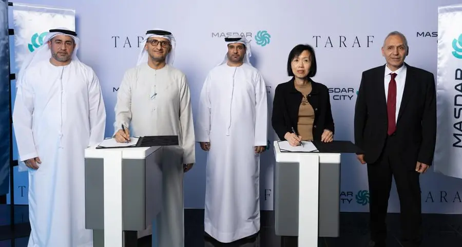 Taraf and Masdar City form strategic joint venture to deliver new sustainable residential community