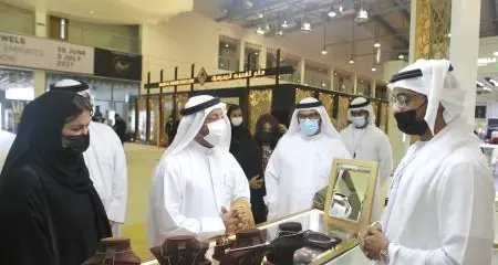 Sheikh Abdullah bin Salem Al Qasimi inaugurates 2nd \"Jewels of Emirates\" show at Expo Centre Sharjah