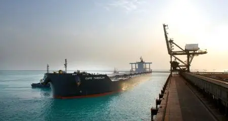 EGA, Abu Dhabi Ports welcome largest bulk cargo ship to ever call at Khalifa Port