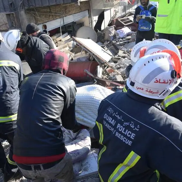 Emirati crew saves Syrian family from wreckage of their home in Türkiye