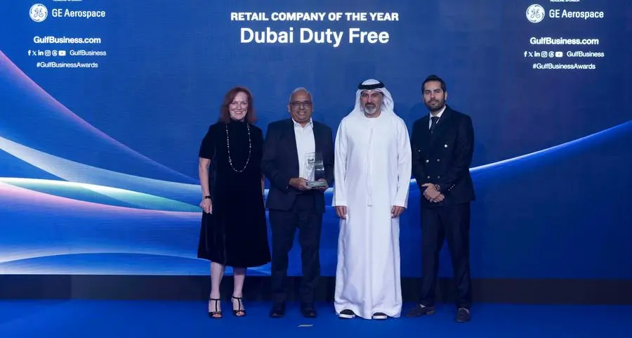 Dubai Duty Free wins Gulf Business 'Retail Company of the Year’ Award for the sixth time
