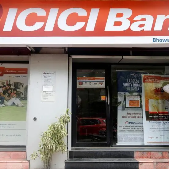 India's ICICI Bank climbs on record Q2 profit