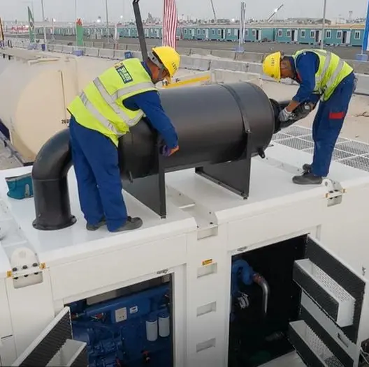 Generators and buses powered by Yuchai Engines featured in football premium events in Qatar