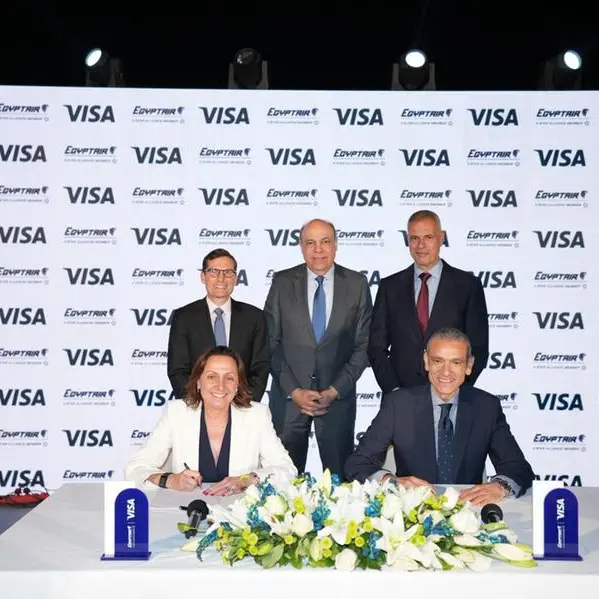 Visa signs exclusive partnership with EgyptAir to deliver innovative technology solutions, enhancing customer experience