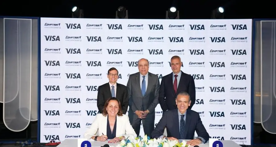 Visa signs exclusive partnership with EgyptAir to deliver innovative technology solutions, enhancing customer experience