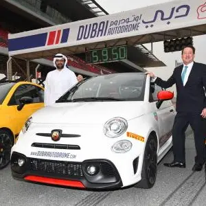 Italian performance brand Abarth becomes official vehicle partner of Dubai Autodrome