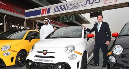 Italian performance brand Abarth becomes official vehicle partner of Dubai Autodrome