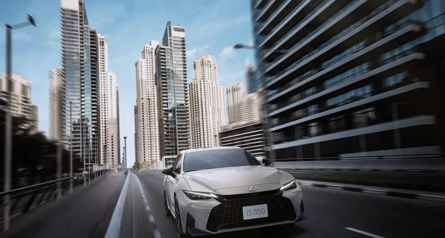 Lexus debuts the new IS350 in the Middle East with refined performance and design