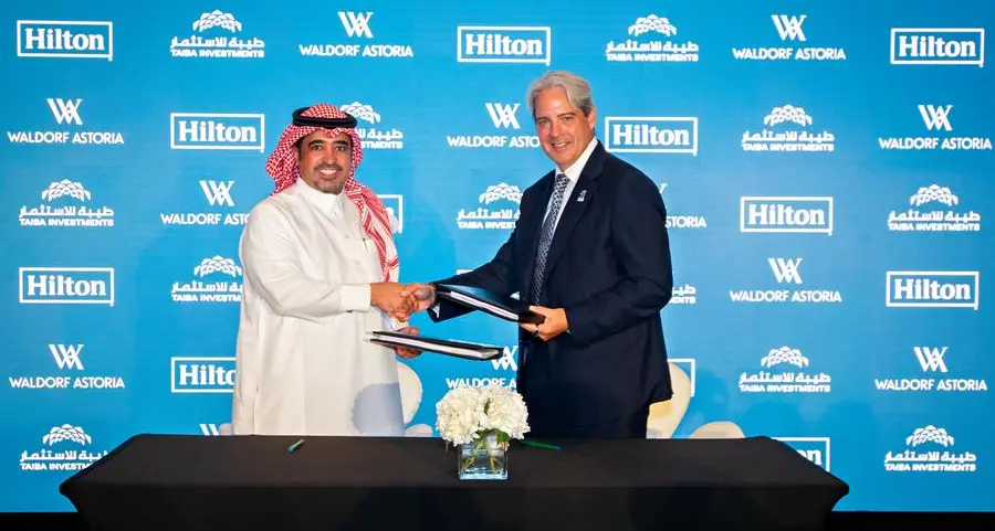 Taiba Investments and Hilton to introduce Madinah’s first Waldorf Astoria