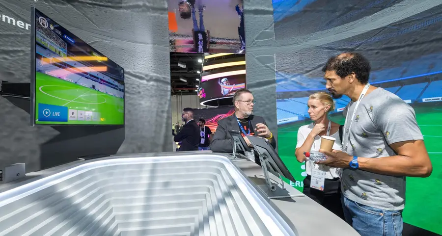 Ericsson catches visitors’ attention at GITEX Global 2023 with its immersive sports demo