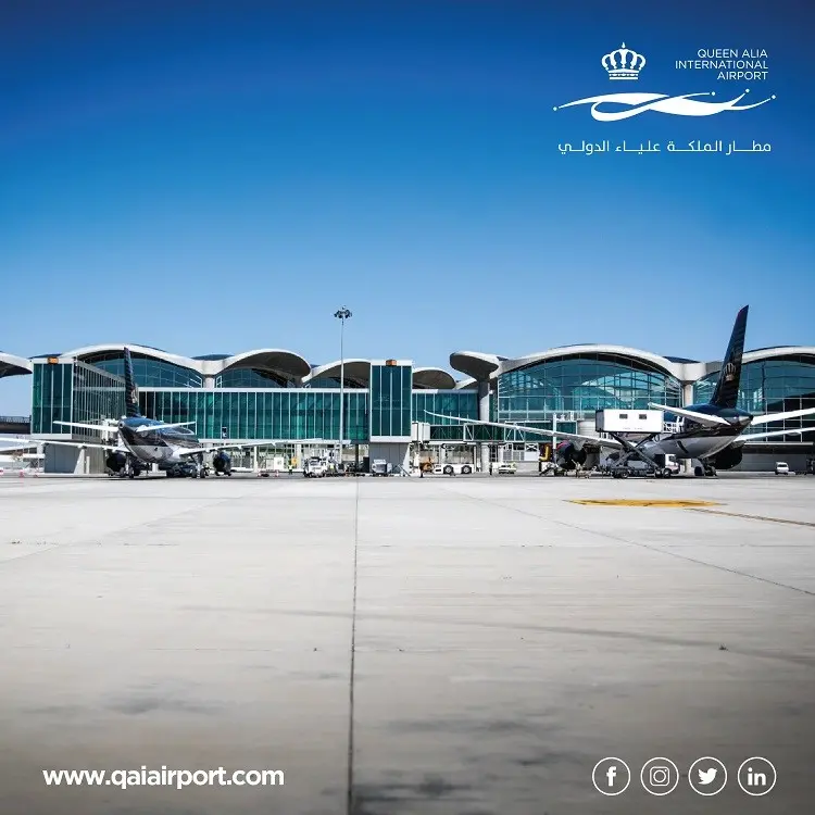 مطار الملكة علياء الدولي يستقبل أكثر من 6.5 مليون مسافر لغاية شهر تشرين الأول 2022