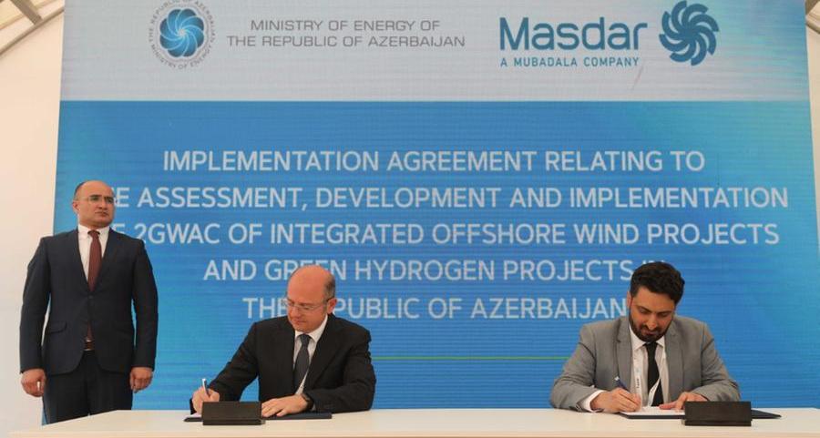 \"مصدر\" توقع اتفاقيات لتطوير مشاريع طاقة نظيفة ومتجددة في أذربيجان بقدرة إجمالية تبلغ (4,000 ميجاواط)