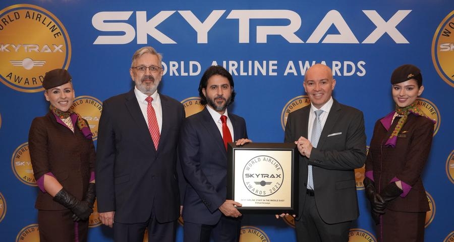 Etihad named best airline staff service in the Middle East