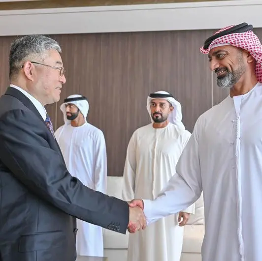 Ammar bin Humaid receives member of the National Political Committee of China’s ruling party