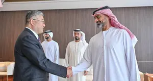 Ammar bin Humaid receives member of the National Political Committee of China’s ruling party