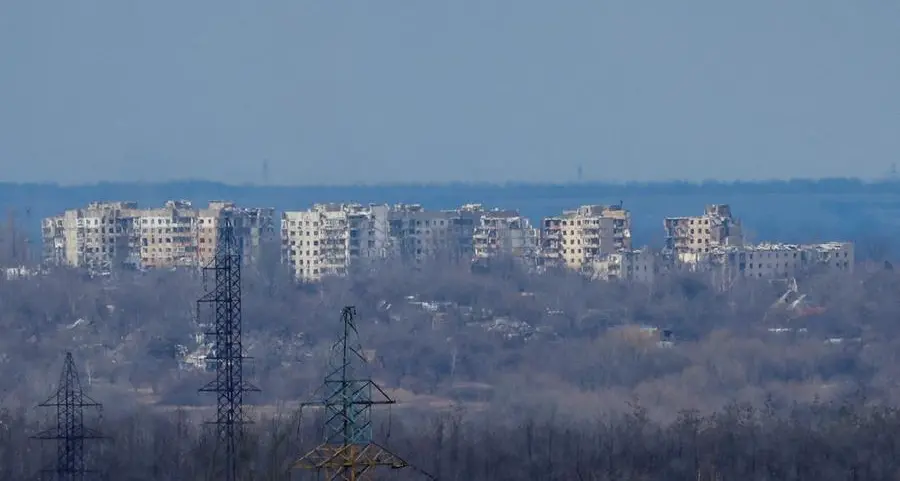 Avdiivka, a Ukrainian town taken by Russia, shown in ruins