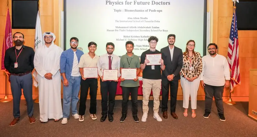 WCM-Q and TAMUQ jointly hold Physics for Future Doctors Summer Program for high school students