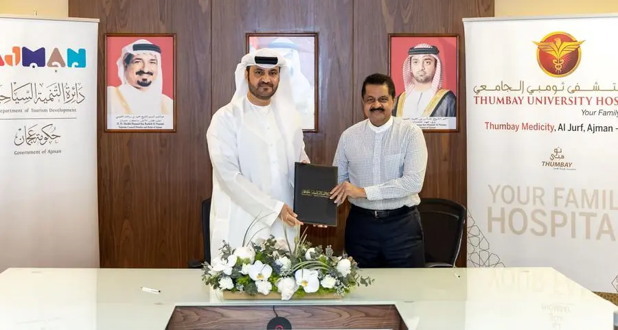 The Ajman Department of Tourism Development and Thumbay Group join hands to promote medical tourism