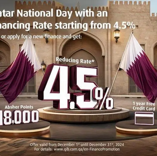 QIB launches an exclusive finance campaign on the occasion of Qatar National Day