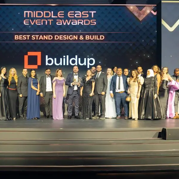 Buildup wins Best Stand Design & Build Award at Middle East Event Show