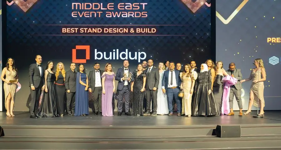 Buildup wins Best Stand Design & Build Award at Middle East Event Show