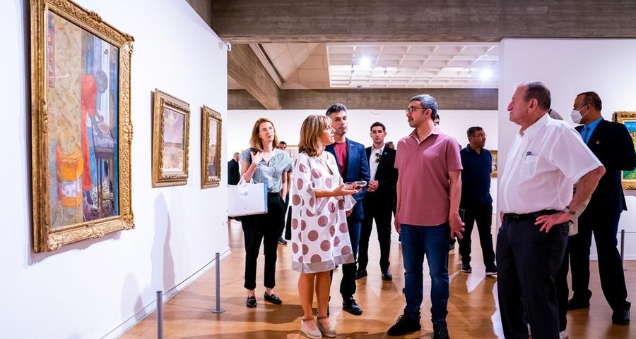 UAE's Abdullah bin Zayed visits Tel Aviv Museum of Art, Peres Centre for Peace and Innovation