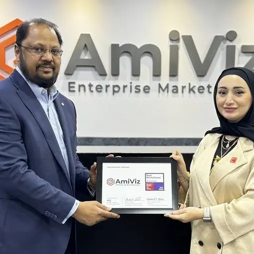 AmiViz recognised among best workplaces in technology across GCC by Great Place to Work
