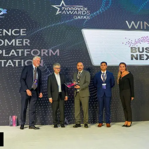 Businessnext wins the prestigious 'Excellence in customer experience platform' award at Finnovex Global Series Qatar 2023