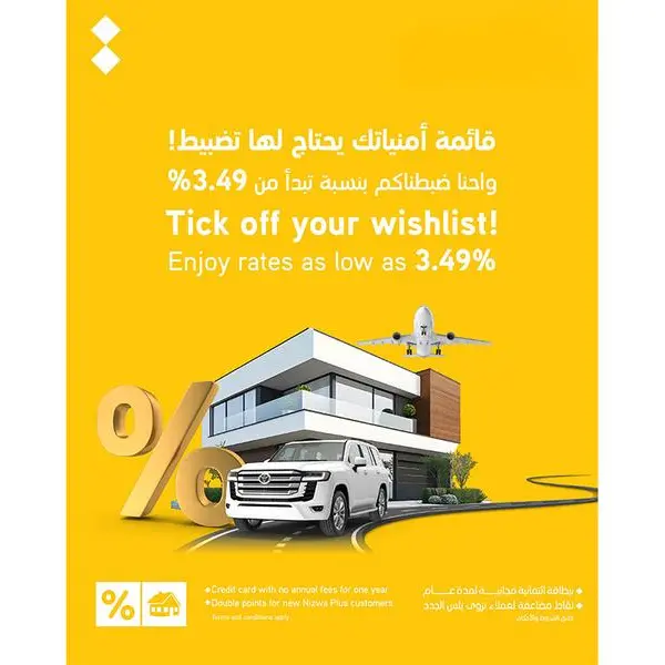 Bank Nizwa launches ‘You Are Sorted’ campaign with profit rates from 3.49% on home, personal & Auto finance, plus credit card benefits