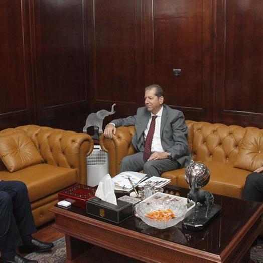 أبوغزاله ورئيس جامعة عمان العربية يبحثان سبل التعاون بين الجانبين