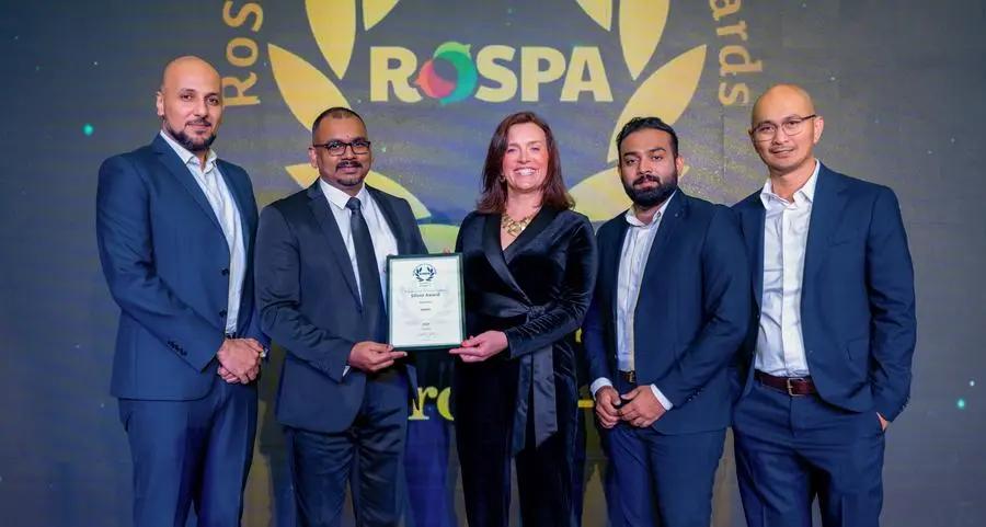 RAKEZ receives RoSPA Silver Award for health and safety excellence