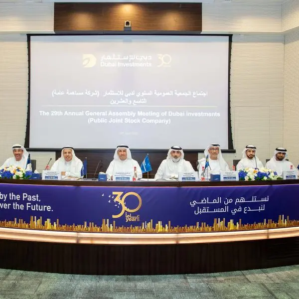 Dubai Investments shareholders approve 18% dividend at the 29th Annual General Meeting