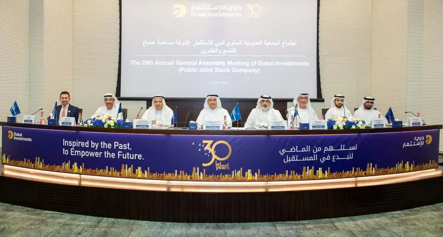 Dubai Investments shareholders approve 18% dividend at the 29th Annual General Meeting
