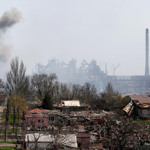Ukrainian fighter trapped in Mariupol steel plant asks Elon Musk for help