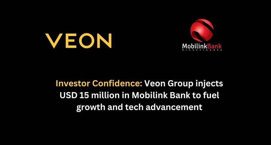 Investor Confidence: Veon group injects $15mln in Mobilink Bank