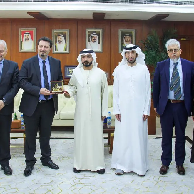 Ajman Chamber receives the delegation of the Italian-Czech Chamber of Commerce