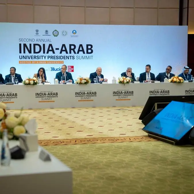 The Second Annual India–Arab University Presidents Summit opens at Ajman University
