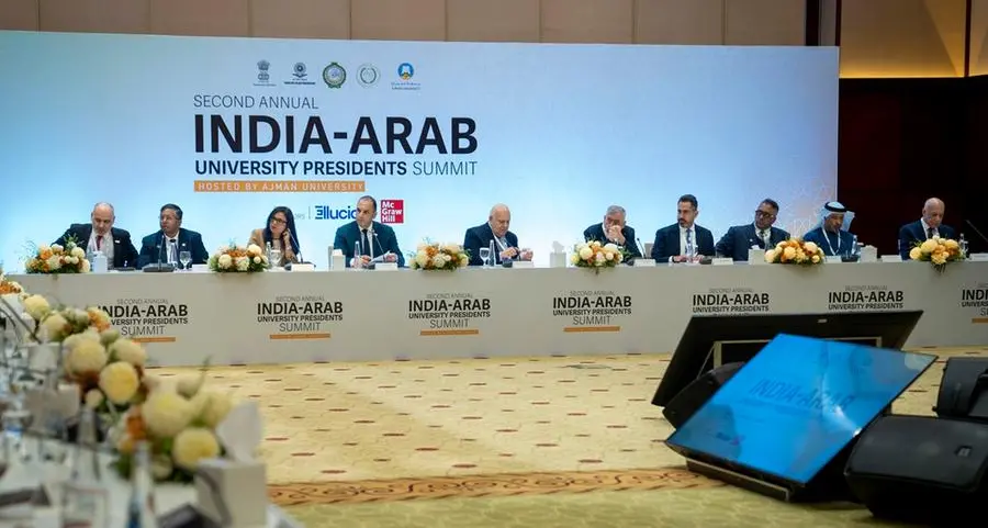 The Second Annual India–Arab University Presidents Summit opens at Ajman University
