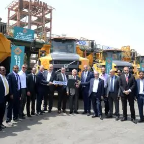 Al Futtaim Auto & Machinery Co. (FAMCO) delivers the first Volvo construction equipment A45G Articulated Hauler in the UAE