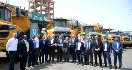 Al Futtaim Auto & Machinery Co. (FAMCO) delivers the first Volvo construction equipment A45G Articulated Hauler in the UAE